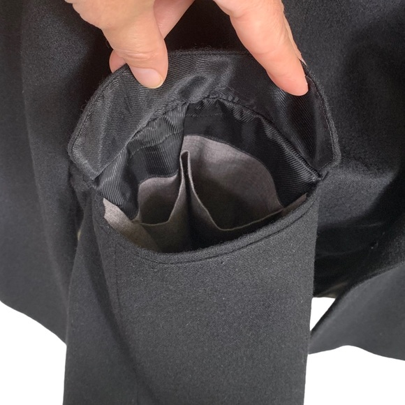 Oscar De La Renta Black Wool & Cashmere Blazer - Picture 6 of 11